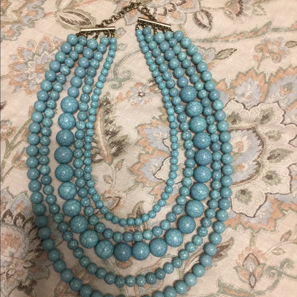 Baublebar turquoise stone necklace